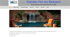 Desktop Screenshot of everclearbackyards.com